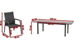 KETTLER Basic Plus Esstischgarnitur, Anthrazit/anthrazit, Alu/Textilene, 180/240x90cm, 6 Stapelsessel -Ausgewählte Gartenmöbelgeschäfte 5 17228.jpg