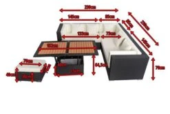 OUTFLEXX Loungemöbel-Set, Schwarz, Polyrattan, 6 Personen, Wasserfeste Kissenbox, Inkl. Loungetisch -Ausgewählte Gartenmöbelgeschäfte 5 18229 BOX D.jpg