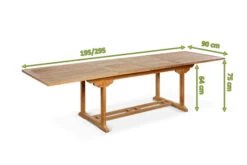 OUTFLEXX Ontario Ausziehtisch, Natur, Teakholz, 195/295x90cm, Fein Geschliffen -Ausgewählte Gartenmöbelgeschäfte 5 18311.jpg