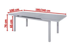 OUTFLEXX Premium Ausziehtisch, Silber/grau, Alu/Glas, 180/240x100cm, Automatischer Ausziehmechanismus 15 OUTFLEXX Premium Ausziehtisch, Silber/grau, Alu/Glas, 180/240x100cm, Automatischer Ausziehmechanismus -Ausgewählte Gartenmöbelgeschäfte 5 18336.jpg