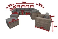 OUTFLEXX Loungemöbel-Set, Grau, Polyrattan, 10 Personen, Mit Sessel, Verstellbare Sitzflächen, Wasserfeste Kissenbox -Ausgewählte Gartenmöbelgeschäfte 5 18366 BOX.jpg