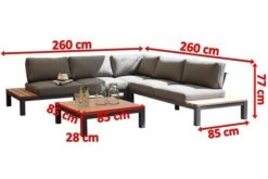 SONNENPARTNER Equila Loungegruppe, Anthrazit, Alu/Teakholz, 5 Personen, Inkl. Polster -Ausgewählte Gartenmöbelgeschäfte 5 18656.jpg