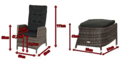 Ploß Rocking Dining Sessel, Grau/braun-meliert, Polyrattan, Verstellbar, Mit Fußhocker -Ausgewählte Gartenmöbelgeschäfte 5 18832.jpg
