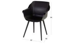 HARTMAN Sophie Studio Armlehnensessel, Carbon Black, Alu / Kunststoff, 59 X 62 X 84 Cm -Ausgewählte Gartenmöbelgeschäfte 5 19029.jpg
