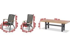 HARTMAN Sondermodell Yasmani/Da Vinci Esstischgruppe, Xerix, Alu/Teakholz, 240x100cm, 6 Stapel-, 2 Multipositionssessel 13 HARTMAN Sondermodell Yasmani/Da Vinci Esstischgruppe, Xerix, Alu/Teakholz, 240x100cm, 6 Stapel-, 2 Multipositionssessel -Ausgewählte Gartenmöbelgeschäfte 5 19034.jpg