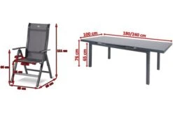 HARTMAN Alice Comfort Esstischgarnitur, Xerix, Alu/Textilene, Tisch 180/240x100cm, 6 Multipositionssessel -Ausgewählte Gartenmöbelgeschäfte 5 19331.jpg