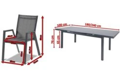 HARTMAN Aruba Esstischgarnitur, Xerix, Alu/Textilene, Tisch 180/240x100cm, 8 Stapelsessel 17 HARTMAN Aruba Esstischgarnitur, Xerix, Alu/Textilene, Tisch 180/240x100cm, 8 Stapelsessel -Ausgewählte Gartenmöbelgeschäfte 5 19346.jpg