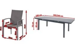 HARTMAN Canterbury Esstischgarnitur, Xerix, Alu/Textilene, Tisch 180/240x100cm, 6 Stapelsessel -Ausgewählte Gartenmöbelgeschäfte 5 19355.jpg
