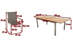 STERN Cardiff Esstischgruppe, Silber/taupe, Edelstahl/FSC-Teak, Tisch 180/240 X 100 Cm, 6 Stapelsessel 15 STERN Cardiff Esstischgruppe, Silber/taupe, Edelstahl/FSC-Teak, Tisch 180/240 X 100 Cm, 6 Stapelsessel -Ausgewählte Gartenmöbelgeschäfte 5 19686.jpg