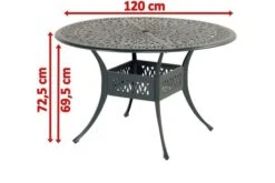 HARTMAN Amalfi Tisch, Dunkelgrün, Alu-Guss, Ø120cm 11 HARTMAN Amalfi Tisch, Dunkelgrün, Alu-Guss, Ø120cm -Ausgewählte Gartenmöbelgeschäfte 5 20137.jpg