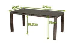 Ploß Rocking Dining Tisch, Grau/braun-meliert, Polyrattan, 170 X 90 Cm, Glasplatte In Steinoptik 18 Ploß Rocking Dining Tisch, Grau/braun-meliert, Polyrattan, 170 X 90 Cm, Glasplatte In Steinoptik -Ausgewählte Gartenmöbelgeschäfte 5 20157.jpg