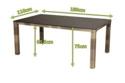 Ploß Rabida Comfort Dining Tisch, Champagner-meliert, Polyrattan, 180x110 Cm, Glasplatte In Steinoptik 16 Ploß Rabida Comfort Dining Tisch, Champagner-meliert, Polyrattan, 180x110 Cm, Glasplatte In Steinoptik -Ausgewählte Gartenmöbelgeschäfte 5 20168.jpg