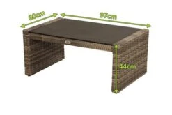 Ploß Rabida Couchtisch, Champagner-meliert, Polyrattan, 97x60x44 Cm, Glasplatte In Steinoptik -Ausgewählte Gartenmöbelgeschäfte 5 20171.jpg