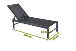 OUTFLEXX Liege, Anthrazit Matt/schwarz, Alu/Textilene, 190x62x34cm, Rückenlehne Verstellbar -Ausgewählte Gartenmöbelgeschäfte 5 20394.jpg