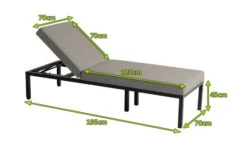 HARTMAN Eva Loungeliege, Flanelle, Sunbrella, 195 X 70 X 45 Cm, Rückenlehne Verstellbar, Hohe Liegefläche -Ausgewählte Gartenmöbelgeschäfte 5 20467.jpg