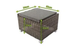 OUTFLEXX Hocker, Grau, Polyrattan, 54 X 63 X 41 Cm, Inkl. Polster -Ausgewählte Gartenmöbelgeschäfte 5 20657.jpg