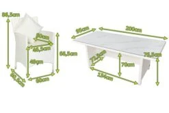 OUTFLEXX Dining Set, Weiß, Polyrattan, Tisch 200x95cm, Spraystone, 6mm, 6 Sessel -Ausgewählte Gartenmöbelgeschäfte 5 20670.jpg