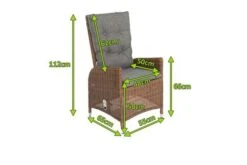 OUTFLEXX 2er Set Dining Sessel, Hellbraun, Polyrattan, 55 X 65 X 112 Cm, Rücken Stufenlos Verstellbar -Ausgewählte Gartenmöbelgeschäfte 5 20678.jpg