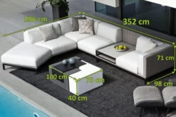 OUTFLEXX Jewel Loungeset, Marble, Alu/Sunbrella, 5-6 Pers., Eingebauter Tisch Mit Keramikplatte -Ausgewählte Gartenmöbelgeschäfte 5 20808.jpg