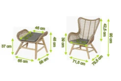 OUTFLEXX Sessel, Rattan Grey, Polyrattan/Akazie, 79,5 X 71,5 X 90 Cm, Inkl. Hocker Und Polster In Braun -Ausgewählte Gartenmöbelgeschäfte 5 21033.jpg