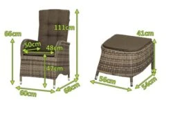 Ploß Rabida Dining Sessel, Champagner-meliert, Polyrattan, Verstellbar, Mit Fußhocker -Ausgewählte Gartenmöbelgeschäfte 5 21057.jpg