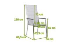 STERN Cardiff Stapelsessel, Silber Gepolstert, Edelstahl/Textil/Aluminiumarmlehnen, 68,5x56x110 Cm, Stapelbar -Ausgewählte Gartenmöbelgeschäfte 5 21902.jpg