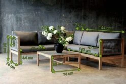 BEST Madagaskar Loungeset, Grau, Grandis/Fishbone-Geflecht, 5 Personen, Inkl. Tisch Und Polster -Ausgewählte Gartenmöbelgeschäfte 5 22330.jpg