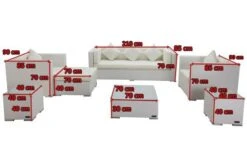OUTFLEXX Loungemöbel-Set, Weiß, Polyrattan, Für 6 Personen, Inkl. Kaffeetisch, Wasserfeste Kissenbox -Ausgewählte Gartenmöbelgeschäfte 5 7174 BOX B.jpg