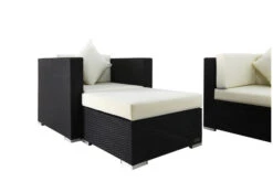 OUTFLEXX Loungemöbel-Set, 5 Personen, Schwarz, Polyrattan, Wasserfeste Kissenbox -Ausgewählte Gartenmöbelgeschäfte 6 1299 BOX A.jpg