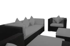 OUTFLEXX Loungemöbel-Set, Schwarz, Polyrattan, Für 6 Personen, Inkl. Kaffeetisch, Wasserfeste Kissenbox -Ausgewählte Gartenmöbelgeschäfte 6 1302 BOX B.jpg
