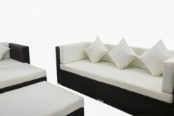 OUTFLEXX Loungemöbel-Set, Braun, Polyrattan, Für 6 Personen, Inkl. Kaffeetisch, Wasserfeste Kissenbox -Ausgewählte Gartenmöbelgeschäfte 6 1303 BOX B.jpg