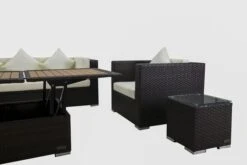 OUTFLEXX Loungemöbel-Set, Braun, Polyrattan, Für 6 Personen, Inkl. Loungetisch, Wasserfeste Kissenbox -Ausgewählte Gartenmöbelgeschäfte 6 1303 BOX D.jpg