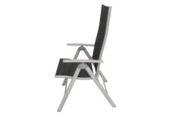 VILLANA Multipositionssessel, Silber/schwarz, Aluminium/Textil, 67 X 58 X 113 Cm, Klappbar -Ausgewählte Gartenmöbelgeschäfte 6 13397.jpg
