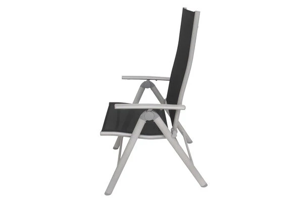 VILLANA Multipositionssessel, Anthrazit/grau, Aluminium/Textil, 67 X 58 X 113 Cm, Klappbar 8 VILLANA Multipositionssessel, Anthrazit/grau, Aluminium/Textil, 67 X 58 X 113 Cm, Klappbar – Bild 6