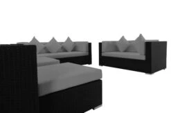 OUTFLEXX Loungemöbel-Set, Schwarz, Polyrattan, Für 9 Personen, Wasserfeste Kissenbox -Ausgewählte Gartenmöbelgeschäfte 6 1716 BOX A.jpg