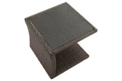 Ploß Rocking Beistelltisch, Grau/braun-meliert, Polyrattan, 50x45x50 Cm, Glasplatte In Steinoptik -Ausgewählte Gartenmöbelgeschäfte 6 18217.jpg