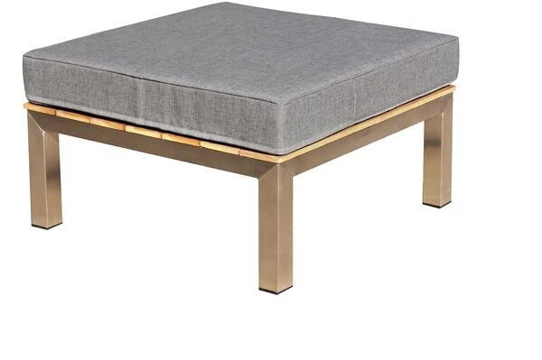 OUTFLEXX Loungemöbel, Silber/grau, Edelstahl/FSC-Teakholz/Textil, Für 2 Personen, Liegefunktion 8 OUTFLEXX Loungemöbel, Silber/grau, Edelstahl/FSC-Teakholz/Textil, Für 2 Personen, Liegefunktion – Bild 6