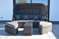 OUTFLEXX Houston Loungebett, Grau, Polyrattan, Doppel-halbrund, Viele Stellmöglichkeiten, Dach Klappbar -Ausgewählte Gartenmöbelgeschäfte 6 18543.jpg