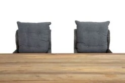 OUTFLEXX Esstischgarnitur, Edelstahl/recyceltes FSC-Teak, Tisch 160x90 Cm, 4 Diningsessel, A-Gestell -Ausgewählte Gartenmöbelgeschäfte 6 19376.jpg