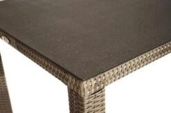 Ploß Rabida Dining Tisch, Champagner-meliert, Polyrattan, 90 X 90 Cm, Glasplatte In Steinoptik -Ausgewählte Gartenmöbelgeschäfte 6 20166.jpg