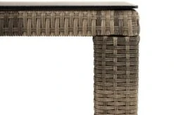 Ploß Rabida Dining Tisch, Champagner-meliert, Polyrattan, 170 X 90 Cm, Glasplatte In Steinoptik -Ausgewählte Gartenmöbelgeschäfte 6 20167.jpg