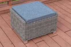 OUTFLEXX Hocker, Grau, Polyrattan, 54 X 63 X 41 Cm, Inkl. Polster -Ausgewählte Gartenmöbelgeschäfte 6 20657.jpg