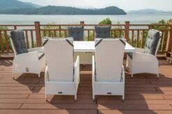 OUTFLEXX Dining Set, Weiß, Polyrattan, Tisch 200x95cm, Spraystone 6mm, 6 Dining Sessel Verstellbar -Ausgewählte Gartenmöbelgeschäfte 6 20672.jpg