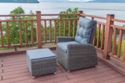 OUTFLEXX Dining Sessel, Grau, Polyrattan, 74 X 83 X 110 Cm, Stufenlos Verstellbar, Inkl. Hocker -Ausgewählte Gartenmöbelgeschäfte 6 20898.jpg