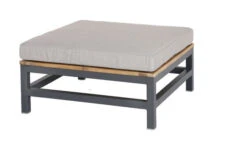 OUTFLEXX Ecklounge, Anthrazit, Alu/Akazie, 5 Personen, Inkl. Polster In Grau, Tisch 80 X 80 Cm Und Hocker -Ausgewählte Gartenmöbelgeschäfte 6 21016.jpg