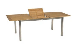 STERN Cardiff Esstischgarnitur, Silber/taupe, Edelstahl/Textilen/FSC-Teakholz, 162/220 X 90 Cm, 6 Stapelsessel, Butterfly-Auszug -Ausgewählte Gartenmöbelgeschäfte 6 22460.jpg