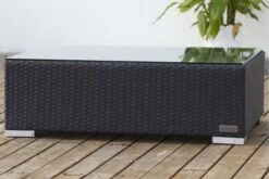 OUTFLEXX Kaffeetisch, Schwarz, Polyrattan, 95x65cm, Mit Glas-Tischplatte 15 OUTFLEXX Kaffeetisch, Schwarz, Polyrattan, 95x65cm, Mit Glas-Tischplatte -Ausgewählte Gartenmöbelgeschäfte 6 2392 9.jpg