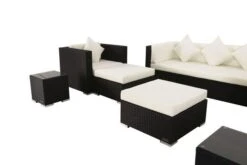 OUTFLEXX Loungemöbel-Set, Schwarz, Polyrattan, Für 6 Personen, Inkl. Kaffeetisch, Wasserfeste Kissenbox -Ausgewählte Gartenmöbelgeschäfte 7 1302 BOX B.jpg