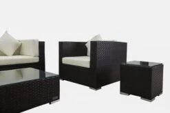 OUTFLEXX Loungemöbel-Set, Braun, Polyrattan, Für 6 Personen, Inkl. Kaffeetisch, Wasserfeste Kissenbox -Ausgewählte Gartenmöbelgeschäfte 7 1303 BOX B.jpg
