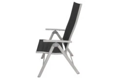 VILLANA Multipositionssessel, Silber/schwarz, Aluminium/Textil, 67 X 58 X 113 Cm, Klappbar -Ausgewählte Gartenmöbelgeschäfte 7 13397.jpg